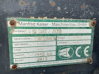 2013 manfred kaiser snelwissel sw cw45 / zx350 voorzetapparatuur - afbeelding 10 van  10
