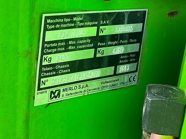 2013 merlo p34.7plus verreiker - afbeelding 17 van  24