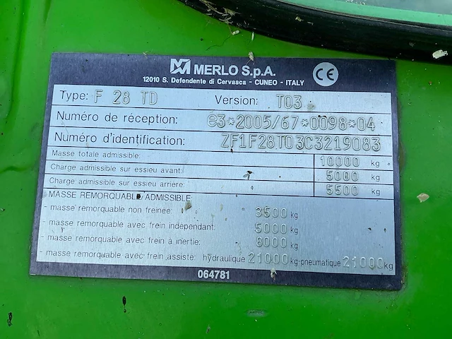 2013 merlo p36.7 f28td verreiker - afbeelding 7 van  43