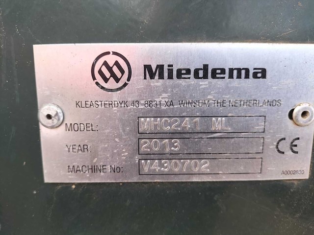 2013 miedema mhc241 ml mobiele stortbak - afbeelding 41 van  46
