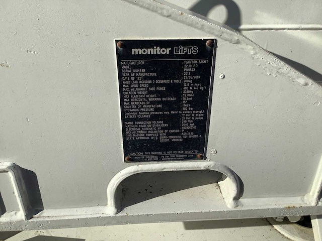 2013 monitor 22.10 bd hoogwerker - afbeelding 3 van  11