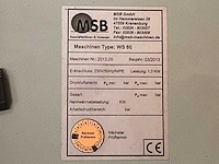 2013 msb ws 60 palletfoliewikkelaar - afbeelding 7 van  7