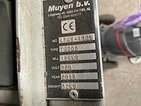 2013 muyen starmix 1020 hk tg002 vacuümheffer - afbeelding 7 van  7