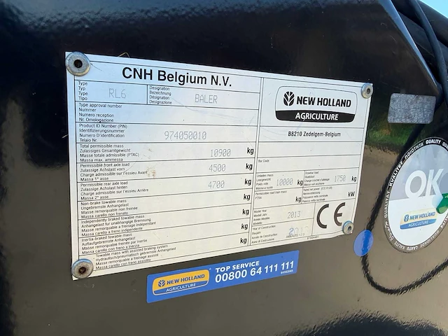 2013 new holland bigbaler 1270 balenpers - afbeelding 16 van  21