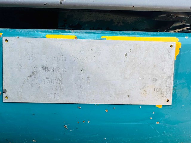 2013 new holland e 135b rupsgraafmachine - afbeelding 6 van  13