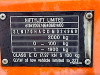 2013 niftylift nifty 170 hac hoogwerker aanhangwagen - afbeelding 24 van  30