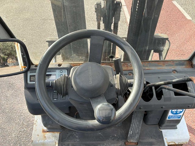 2013 nissan/uni carriers p1d1a18lq vorkheftruck - afbeelding 2 van  6