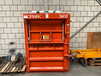 2013 orwak compactor 3410 verticale balenpers / afvalpers - afbeelding 6 van  13
