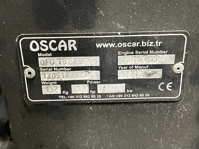 2013 oscar ofc 1822b betonzaag - afbeelding 7 van  7