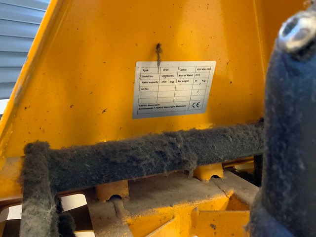2013 papro df25 hand hydraulische palletwagen - afbeelding 7 van  7