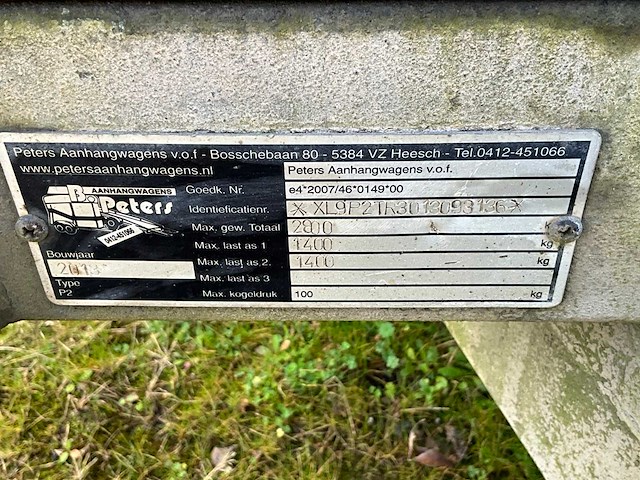 2013 peters aanhangwagen - afbeelding 7 van  7