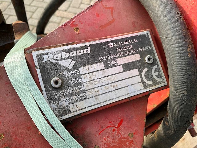 2013 rabaud enfonce pieux 703390 palenrammer voorzetapparatuur - afbeelding 9 van  9