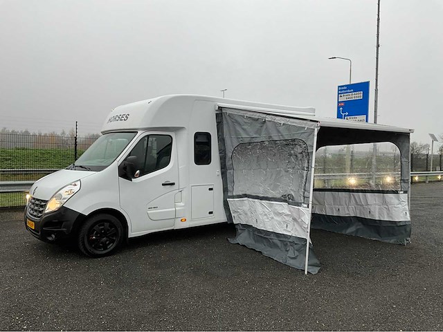 2013 renault master 150dci horsetruck met chardron opbouw vpn-63-p - afbeelding 12 van  45