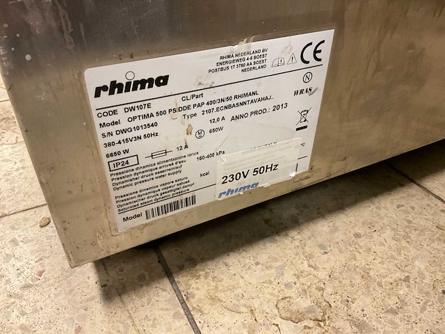 2013 rhima dw107e vaatwasmachine - afbeelding 8 van  8