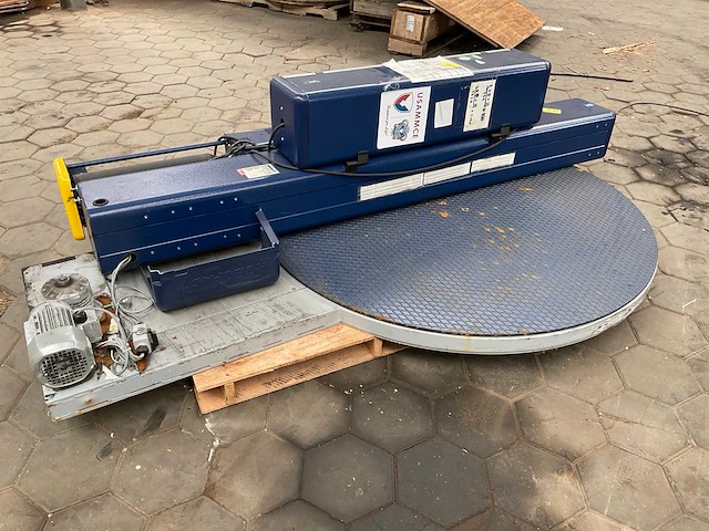 2013 robopac rotoplat wt 507.1 pds palletfoliewikkelaar - afbeelding 1 van  8