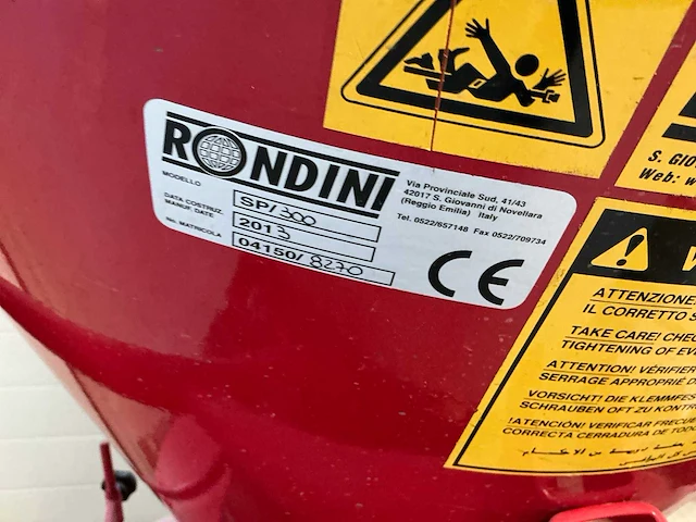 2013 rondini sp300 zoutstrooier - afbeelding 7 van  8