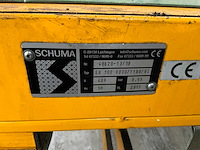 2013 schuma eu 100 6000/1100/gl transportband - afbeelding 8 van  8
