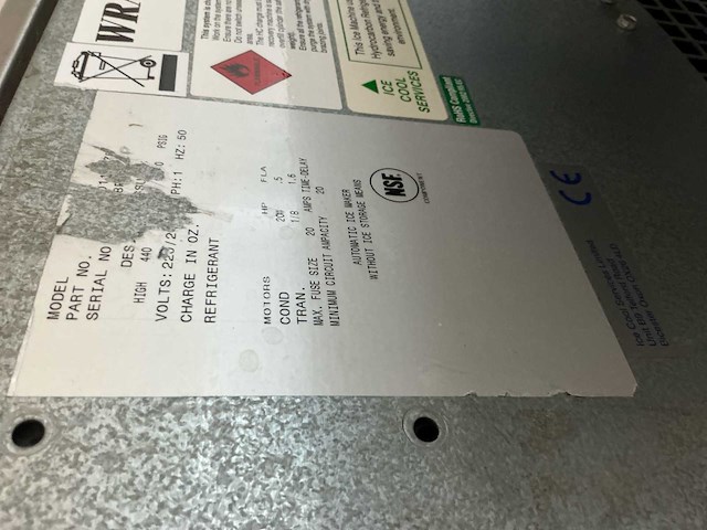 2013 scotsman mcm 45 ase230/50 complete ijsblokjes fabriek / machine - afbeelding 17 van  42