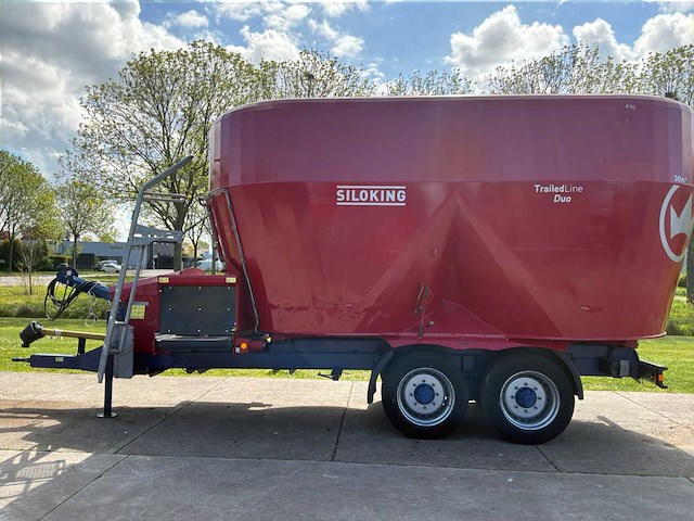 2013 siloking trailedline duo 3022-30 voermengwagen, getrokken - afbeelding 15 van  18