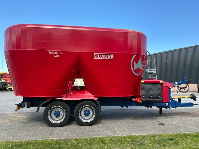 2013 siloking trailedline duo 3022-30 voermengwagen, getrokken - afbeelding 17 van  18