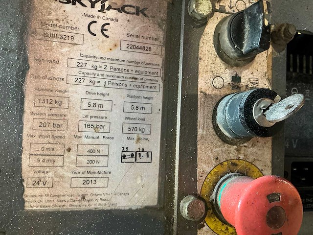 2013 skyjack sjiii3219 hoogwerker - afbeelding 3 van  11