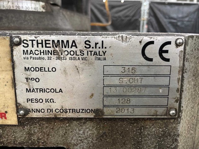 2013 sthemma thomas 315 super cut afkortcirkelzaagmachine - afbeelding 7 van  15