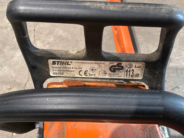 2013 stihl ms 170 kettingzaag - afbeelding 5 van  5