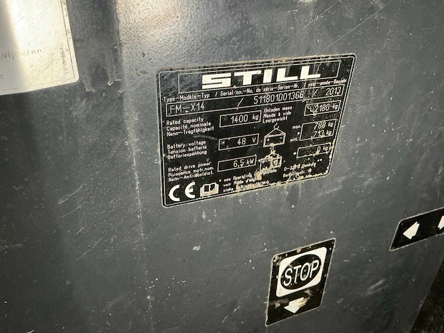 2013 still fm-x14 reach truck - afbeelding 3 van  10