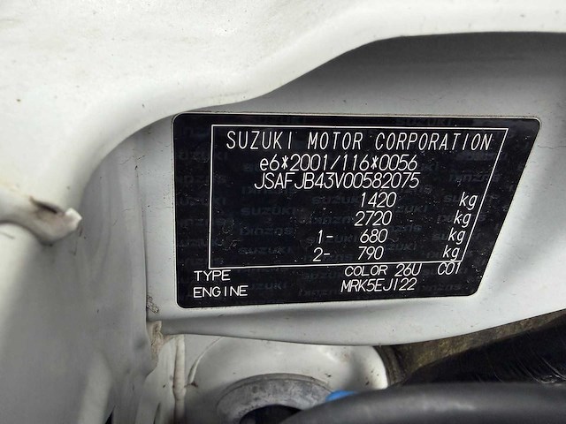 2013 suzuki jimny 1.3 jlx 4x4 bedrijfswagen - afbeelding 11 van  24