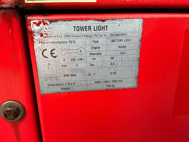 2013 towerlight bled1-1413 bouwlamp - afbeelding 2 van  11