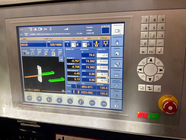2013 trumpf trubend 7036 cnc-kantbank - afbeelding 8 van  18