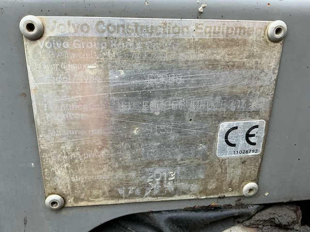 2013 volvo ecr88 rupsgraafmachine - afbeelding 33 van  33