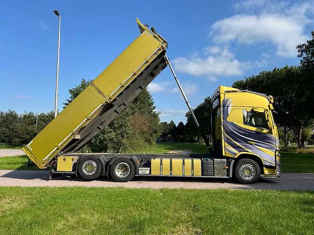 2013 volvo fh 520 multitransporter kipper / tipper full options vrachtwagen - afbeelding 10 van  17