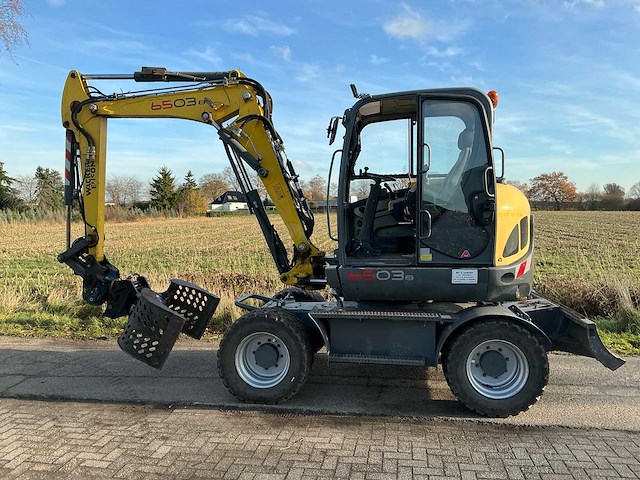 2013 wacker neuson 6503-2 banden graafmachine - afbeelding 12 van  48