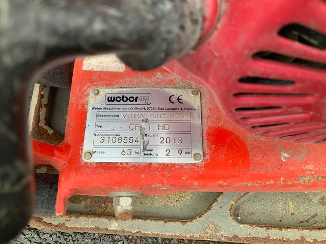2013 weber cf 1 hd trilplaat - afbeelding 4 van  4