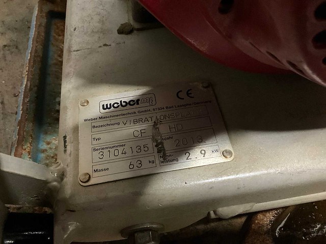 2013 weber cf 1 hd trilplaat - afbeelding 6 van  6