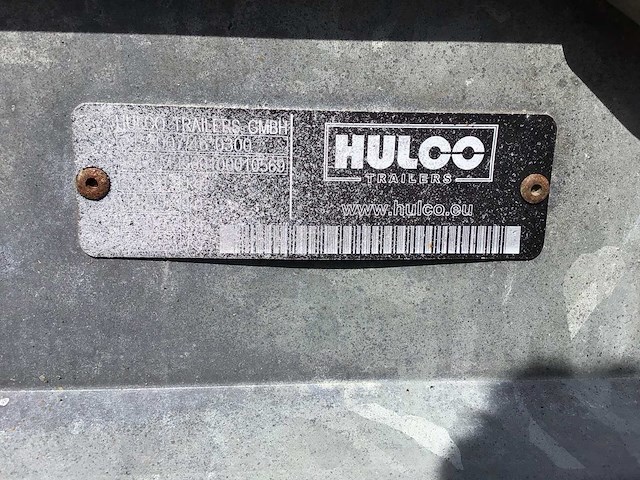 2014 - hulco - medax-2 - hd30 - car trailer - afbeelding 12 van  12