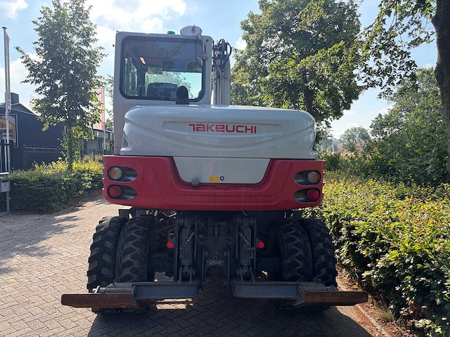 2014 - takeuchi - tb295w - banden graafmachine - afbeelding 2 van  28