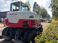 2014 - takeuchi - tb295w - banden graafmachine - afbeelding 3 van  28