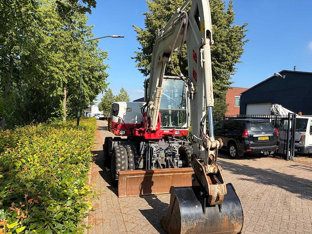 2014 - takeuchi - tb295w - banden graafmachine - afbeelding 5 van  28