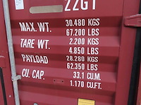 2014 - zeecontainer 20ft - afbeelding 6 van  6