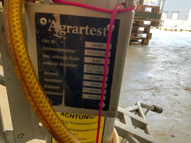 2014 agrartest rvs mobiele planten spuitmachine - afbeelding 15 van  17