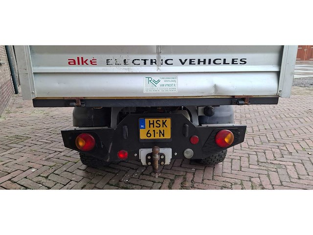 2014 alke electric vehicles bedrijfswagen met kiepbak en sneeuwschuif - afbeelding 13 van  24