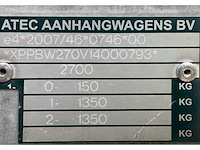 2014 atec eb2 2-1 dubbelas aanhangwagen - afbeelding 11 van  19