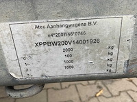 2014 atec eb2 2-1 dubbelas aanhangwagen - afbeelding 10 van  18