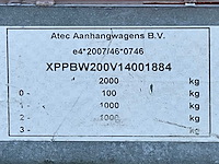 2014 atec eb2 2-1 dubbelas aanhangwagen - afbeelding 13 van  20