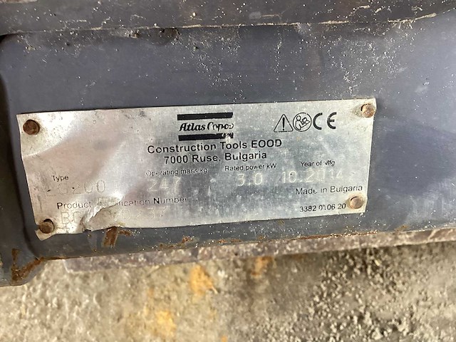 2014 atlas copco lg200 trilplaat - afbeelding 7 van  7
