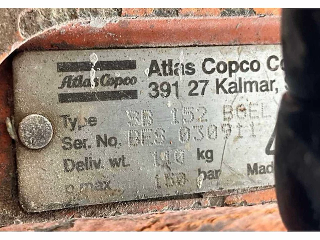 2014 atlas copco sb 152 hydraulische sloophamer - afbeelding 6 van  9