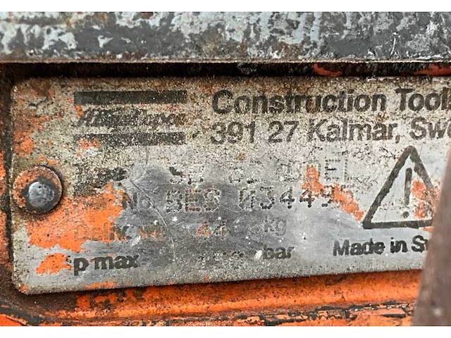 2014 atlas copco sb 52 hydraulische sloophamer - afbeelding 10 van  10