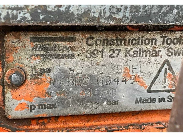 2014 atlas copco sb 52 hydraulische sloophamer - afbeelding 6 van  10